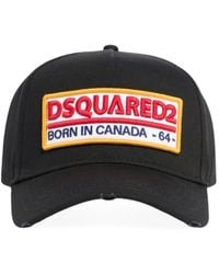DSquared² - Logo-Patch Baseball Cap - Lyst