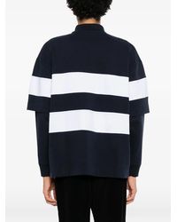 DARKPARK - Striped Double-Sleeve Polo Shirt - Lyst