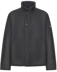 Barbour - Cotton Fleece-Lined Jacket - Lyst