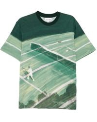 Lacoste - Graphic-print T-shirt - Lyst