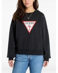 Guess - Logo-Print Sweatshirt - Lyst