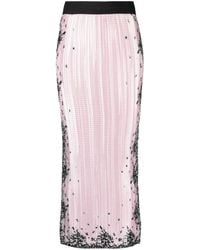 MSGM - Sequin-Design Pencil Skirt - Lyst