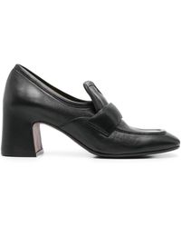 Mara Bini - 60Mm Leather Loafers - Lyst