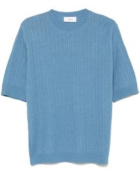 Lardini - Ribbed-Knit T-Shirt - Lyst