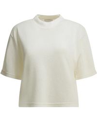 Sa Su Phi - Cashmere Cropped T-Shirt - Lyst