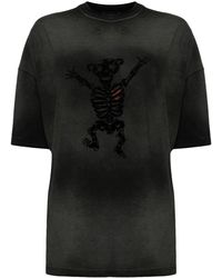 we11done - Bolt Teddy Crew-neck T-shirt - Lyst