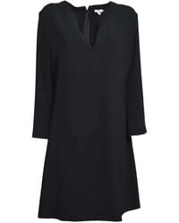 Aspesi - Mini-Jurk Met V-Hals - Lyst