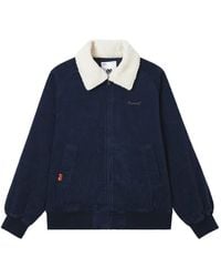 Chocoolate - Corduroy-Texture Bomber Jacket - Lyst