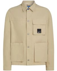 KARL LAGERFELD - Boxy Cropped Jacket With Classic Collar - Lyst