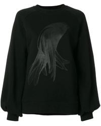 Ioana Ciolacu - Oversized-Sweatshirt Mit Print - Lyst
