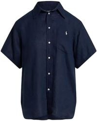 Polo Ralph Lauren - Oversized Linen Short-Sleeved Shirt - Lyst