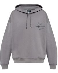 Y-3 - Sudadera con capucha y logo - Lyst