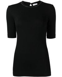 Brunello Cucinelli - Katoenen T-Shirt - Lyst