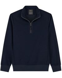 BOGGI - Quarter-Zip Sweatshirt - Lyst