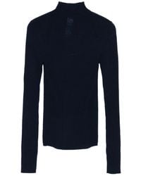 Twinset - Maglione A Coste A Collo Alto - Lyst