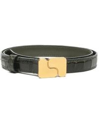 Soeur - Mini Ninon Croc-Effect Leather Belt - Lyst