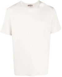 Herno - Logo-Plaque Cotton T-Shirt - Lyst