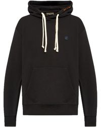 Save The Duck - Embossed Logo Cotton Hoodie - Lyst