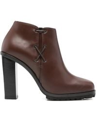 Max Mara - Braiday Criss-Cross Heeled Boots - Lyst