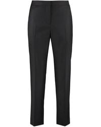 McQueen - Tailored Cropped Trousers - Lyst