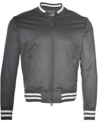 KIRED - Didier Ribbed-Trim Cashmere Bomber Jacket - Lyst