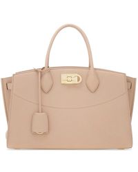 Ferragamo - Large Studio Soft Tote Bag - Lyst