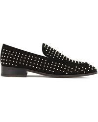 mezlan micro studded loafer
