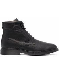 Hogan - Lace-up Leather Boots - Lyst