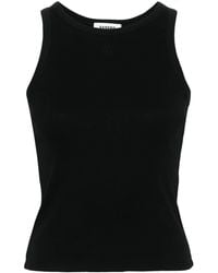 Sandro - Logo-Embroidered Ribbed Tank Top - Lyst