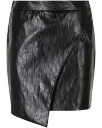 FEDERICA TOSI - Wrap-Style Asymmetric Mini Skirt - Lyst