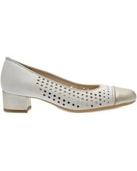 Ara - Nizza Perforated Leather Pumps - Lyst
