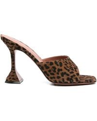 AMINA MUADDI - 95Mm Lupita Heeled Mules - Lyst