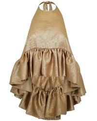 Azeeza - Winston Ruffled Halterneck Top - Lyst