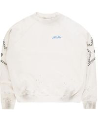 Satoshi Nakamoto - Star-Studded Crew-Neck Sweatshirt - Lyst