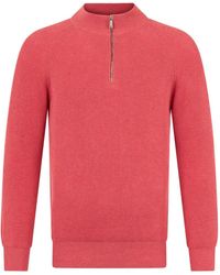 Moorer - Basoli Zip Long-Sleeve Sweater - Lyst