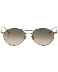 Brunello Cucinelli - Titanium Crystal-Lens Sunglasses - Lyst