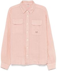 C.P. Company - Linen Shirt - Lyst
