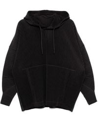 Homme Plissé Issey Miyake - Felpa Con Cappuccio Rb - Lyst