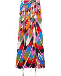 Emilio Pucci - Marmo プリント マキシスカート - Lyst