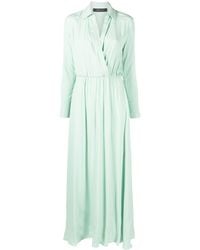 FEDERICA TOSI - Gathered Silk-blend Dress - Lyst