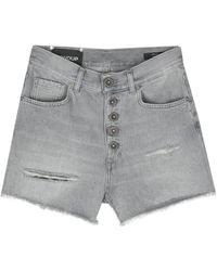 Dondup - Stella Jeans-Shorts mit Logo-Patch - Lyst