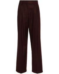 Forte Forte - Pleat-detail Straight-leg Trousers - Lyst
