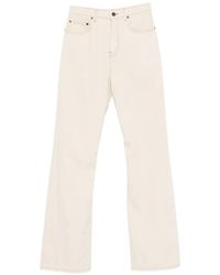 Burberry - Equestrian-Knight Straight-Leg Jeans - Lyst