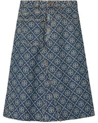 Tory Burch - デニムスカート - Lyst