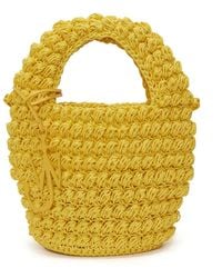 JW Anderson - Popcorn Knitted Tote Bag - Lyst