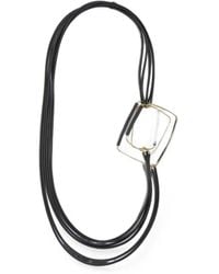 Liviana Conti - Lia Geometric-Pendant Multi-Strand Necklace - Lyst