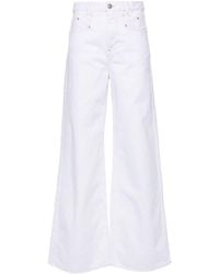 Isabel Marant - Lemony High-Rise-Jeans mit weitem Bein - Lyst
