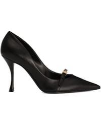 Dolce & Gabbana - ポインテッドトゥ レザーパンプス 90mm - Lyst