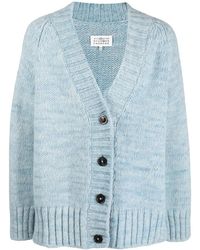 Maison Margiela - V-Neck Wool Cardigan - Lyst