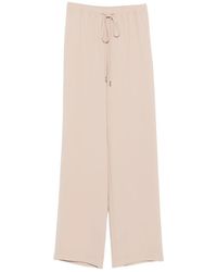 Ermanno Scervino - Drawstring Wide-leg Trousers - Lyst